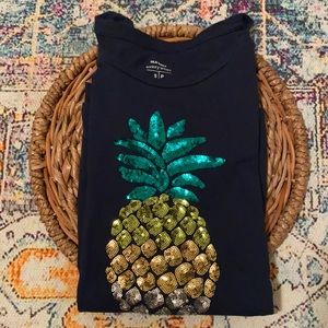 Sequin Pineapple Tshirt
